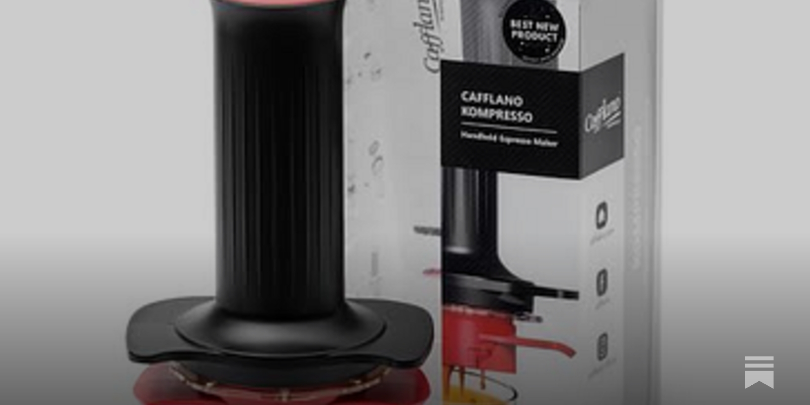 Cafflano Kompresso manual espresso maker