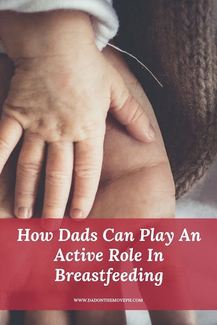 Dad's participation in breastfeeding