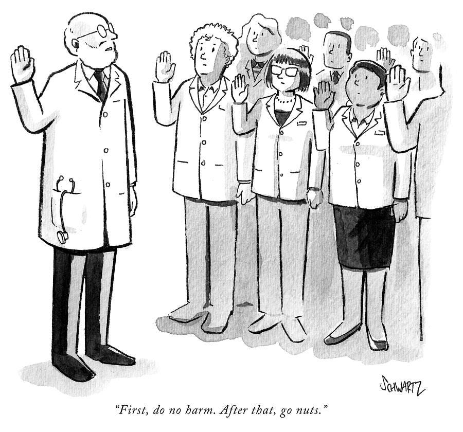 First do no harm Drawing by Benjamin Schwartz | Fine Art America