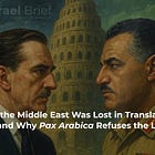 How the Middle East Was Lost in Translation - and why PAX ARABICA Refuses the Lie