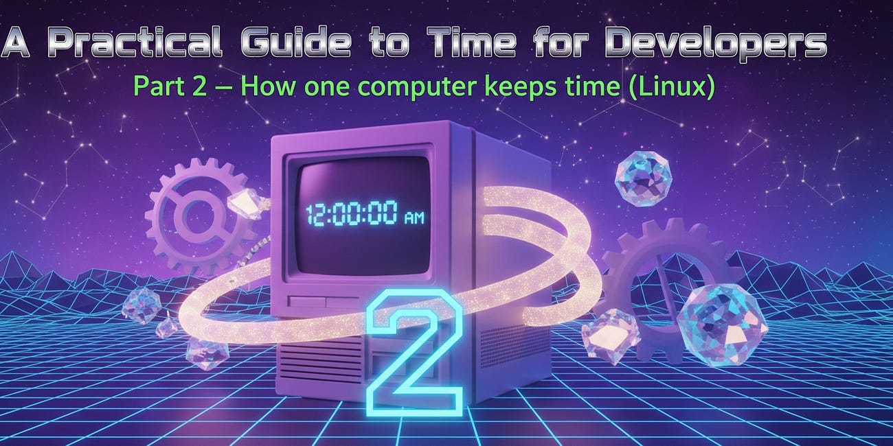 A Practical Guide to Time for Developers: Part 2 — How one computer keeps time (Linux)