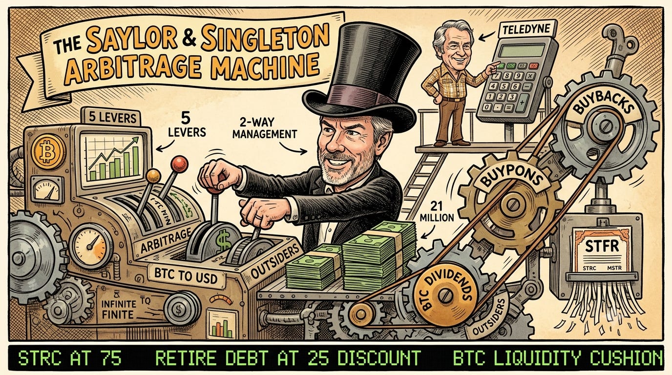 Saylor's Infinite Arbitrage Saylor's Infinite Arbitrage