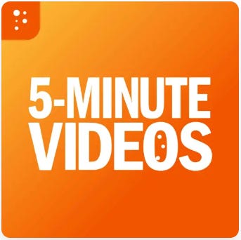 5-minute podcasts / videos from PragerU