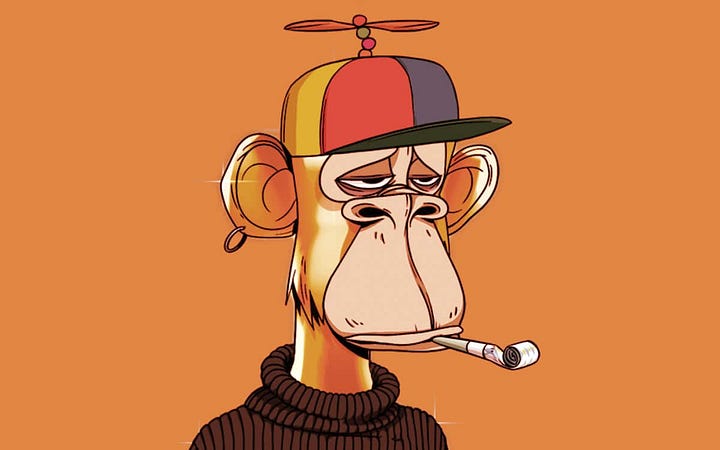 4 exemples de Bored Ape Yacht Club