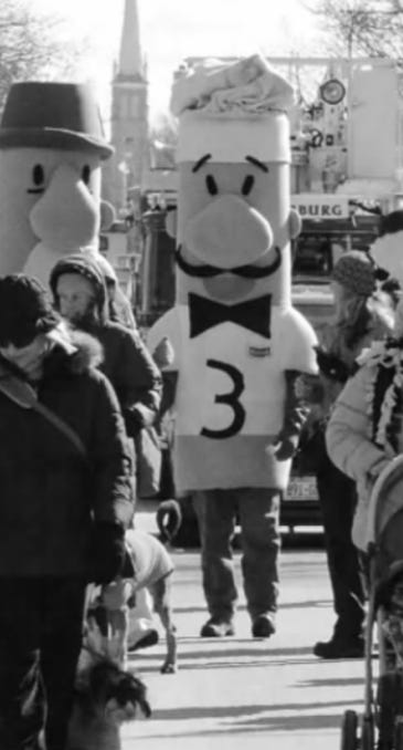 Italian Sausage (and Bratwurst) out and about at the Cedarburg Winter Festival.