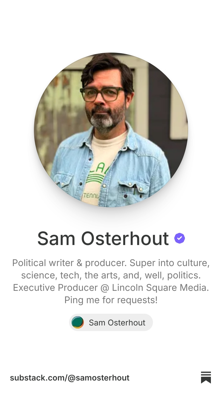 Sam Osterhout | Substack