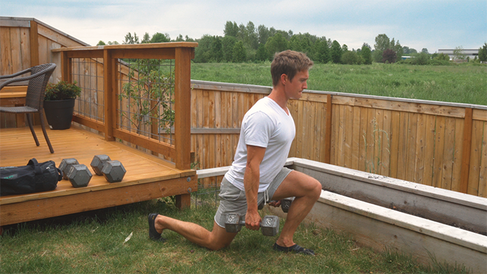 reverse lunge