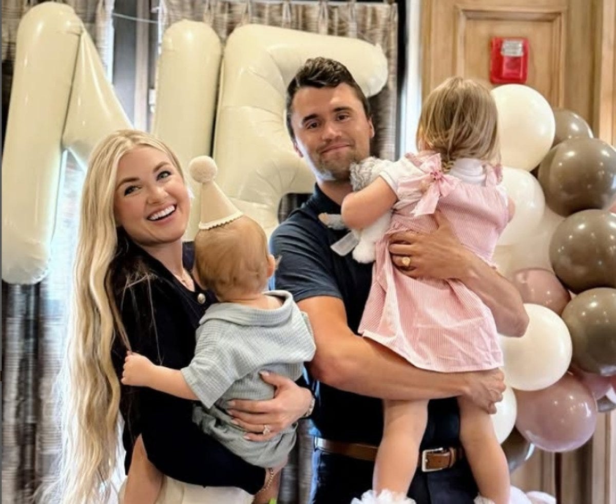 charlie kirk and family