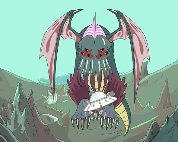 The Cthulhu Rick and Morty season 5