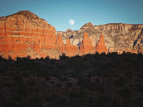 Bell Rock, Bell and Courthouse Butte, Courthouse Butte, Cathedral Rock, Moonrise at Cathedral Rock, The Warrior at Boynton, Kachina at Boynton, Chapel of the Holy Cross, Eagle at the Chapel of the Holy Cross
