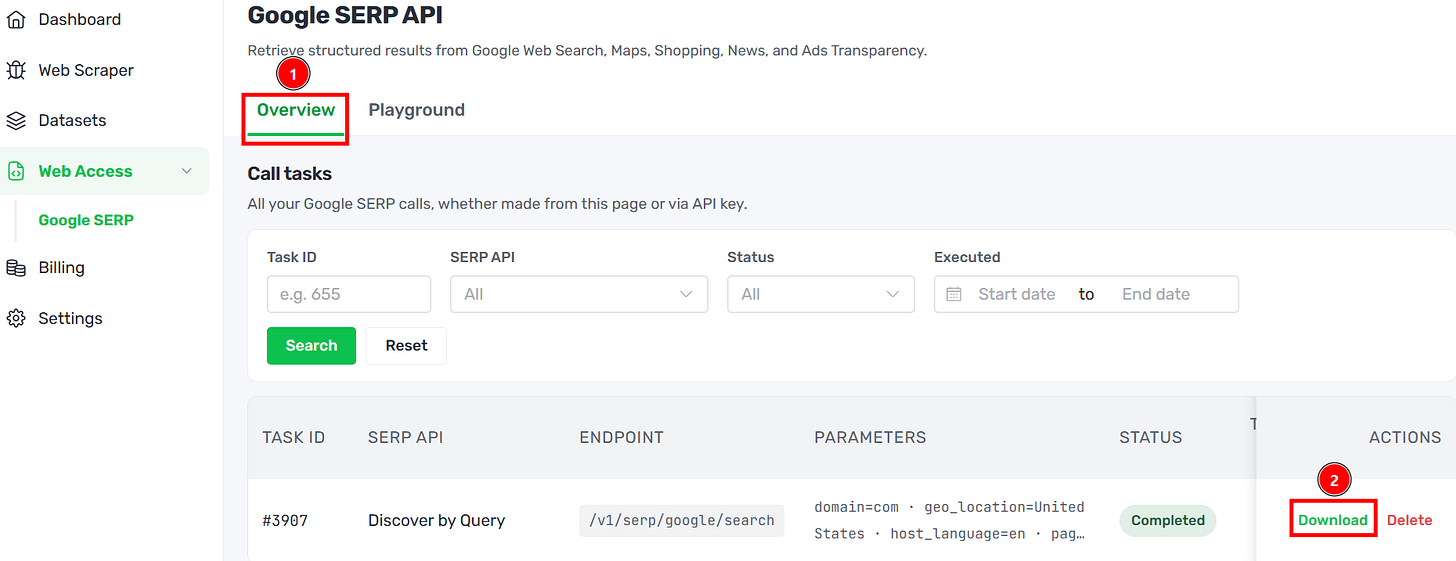 Download results as a JSON file by Federico Trotta Download results as a JSON file by Federico Trotta