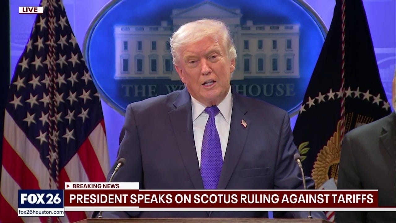 Trump responds to SCOTUS ruling against tariffs