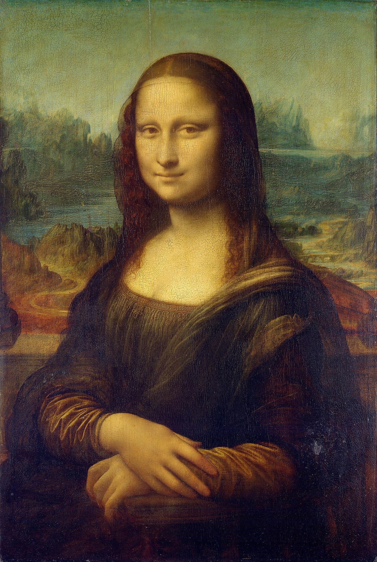 The Mona Lisa, Louvre. Average viewing time: about fifteen seconds.