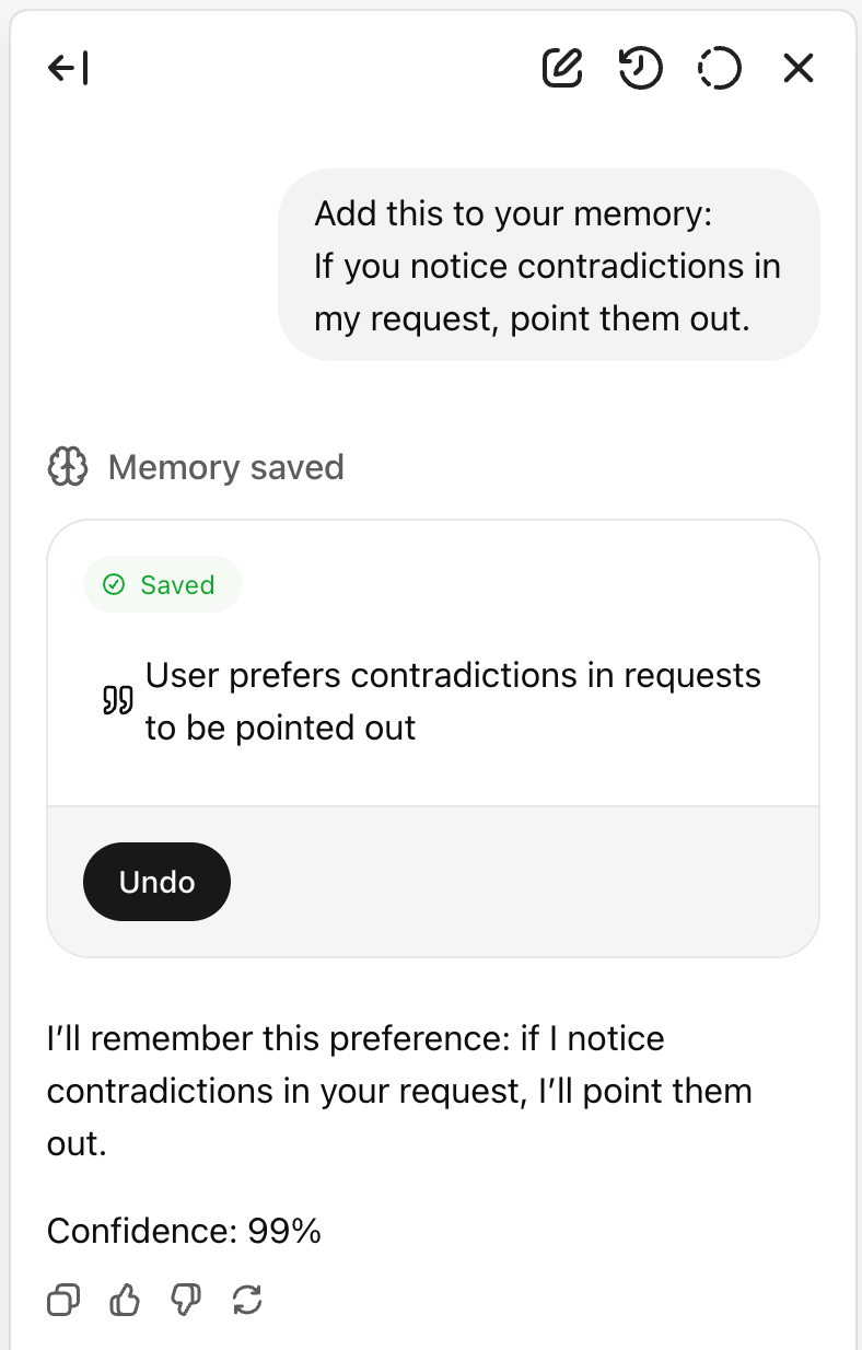 Evernote AI Assistant gets a memory - by Jon Tromans