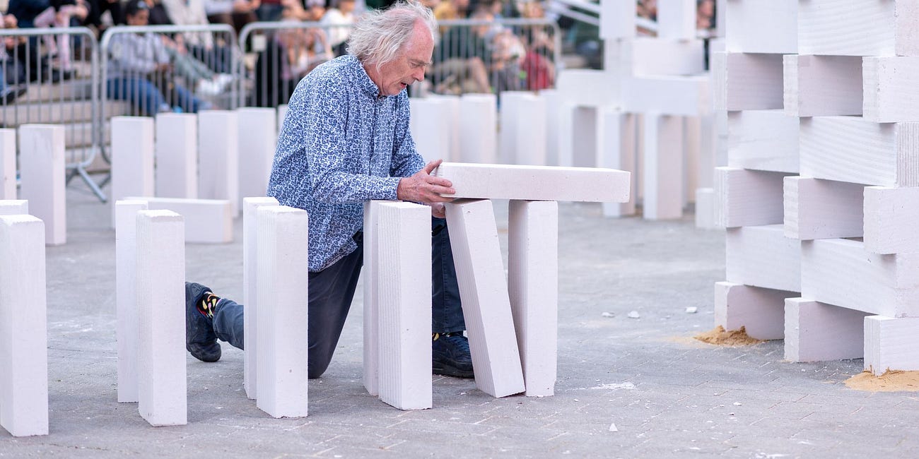 Meet the man behind Newcastle's big domino run