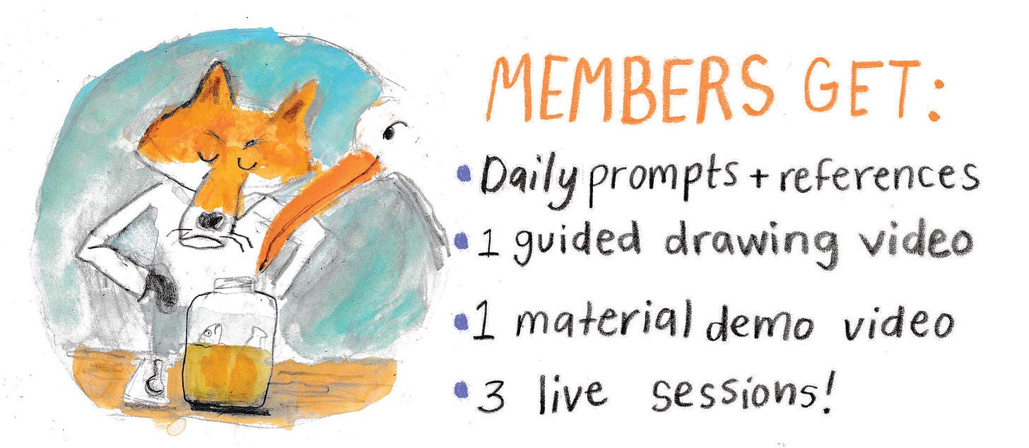 introvert drawing club member perks introvert drawing club member perks