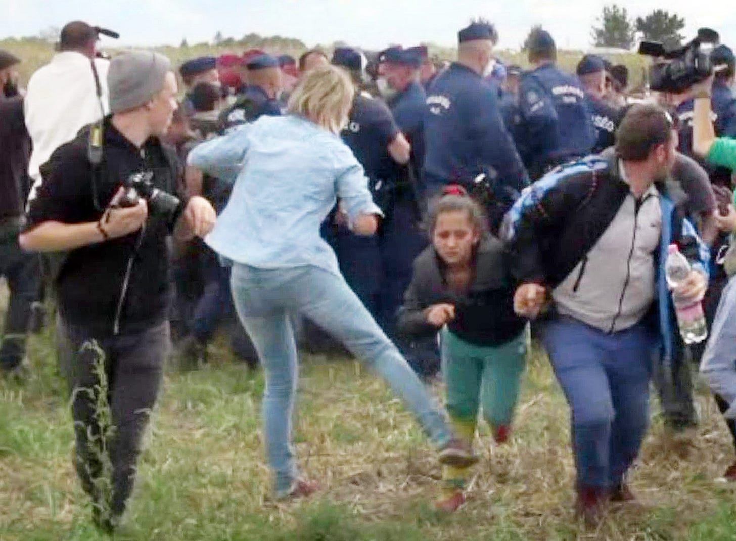 Petra Laszlo, Migrant Kicker, Charged With Breach of Peace | Time