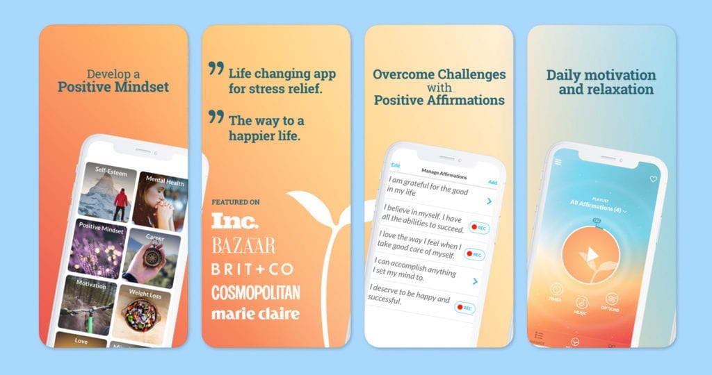 Thinkup Positive Affirmations - One Mind PsyberGuide | A Mental Health App  Guide
