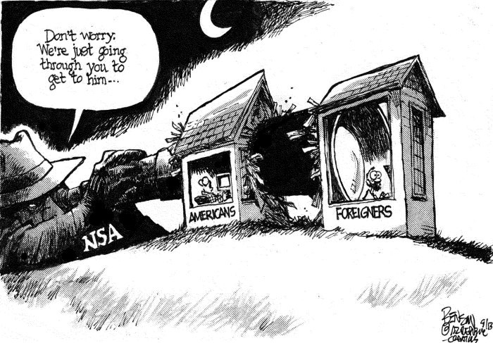 Giving Up Liberty for a Little Safety - A Cartoon News Report