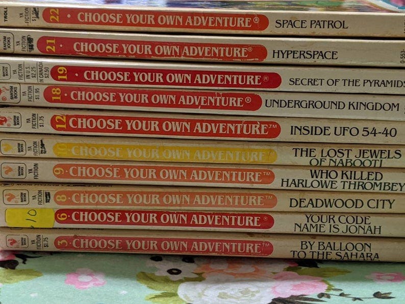 Choose Your Own Adventure Books  1980s image 0