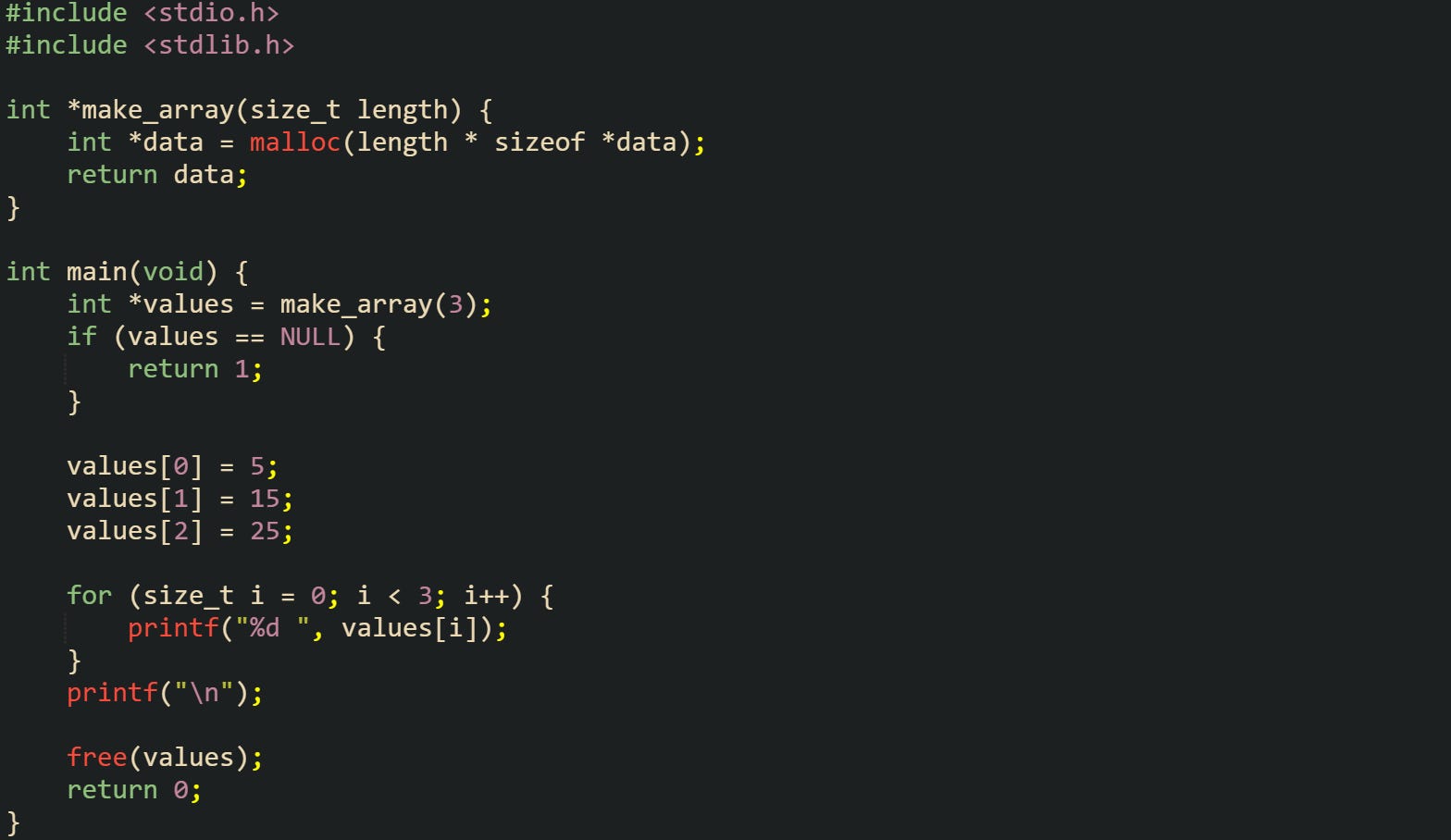C Memory Layout For Stack, Heap, And Static Storage