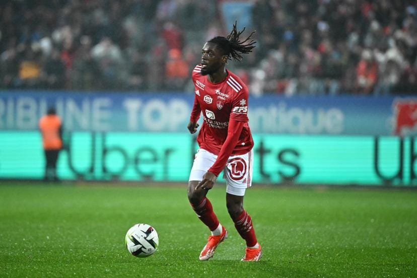 Ligue 1 : Le Brestois Bradley Locko gravement touché à un tendon d'Achille