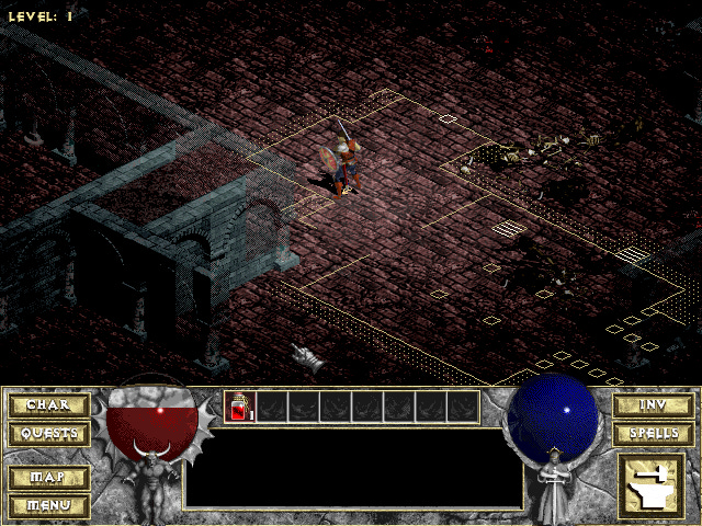 Screenshots of computer games Civilization and Diablo.