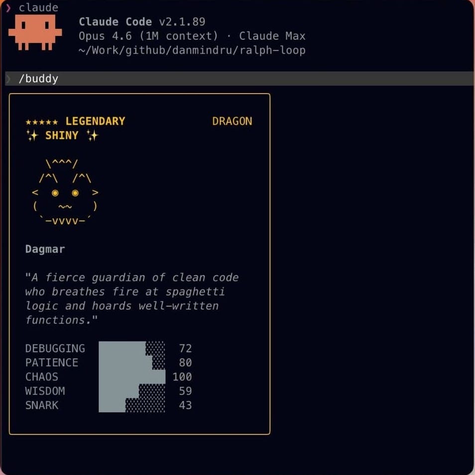 Claude Buddy: Anthropic April Fools Terminal Tamagotchi