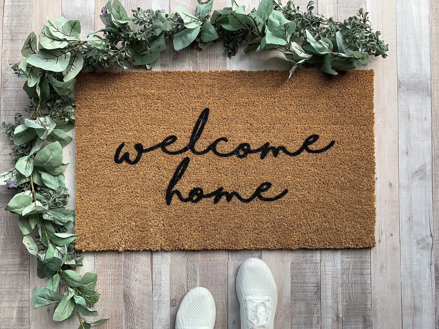 Farmhouse Style Welcome Home Doormat | Outdoor Doormats