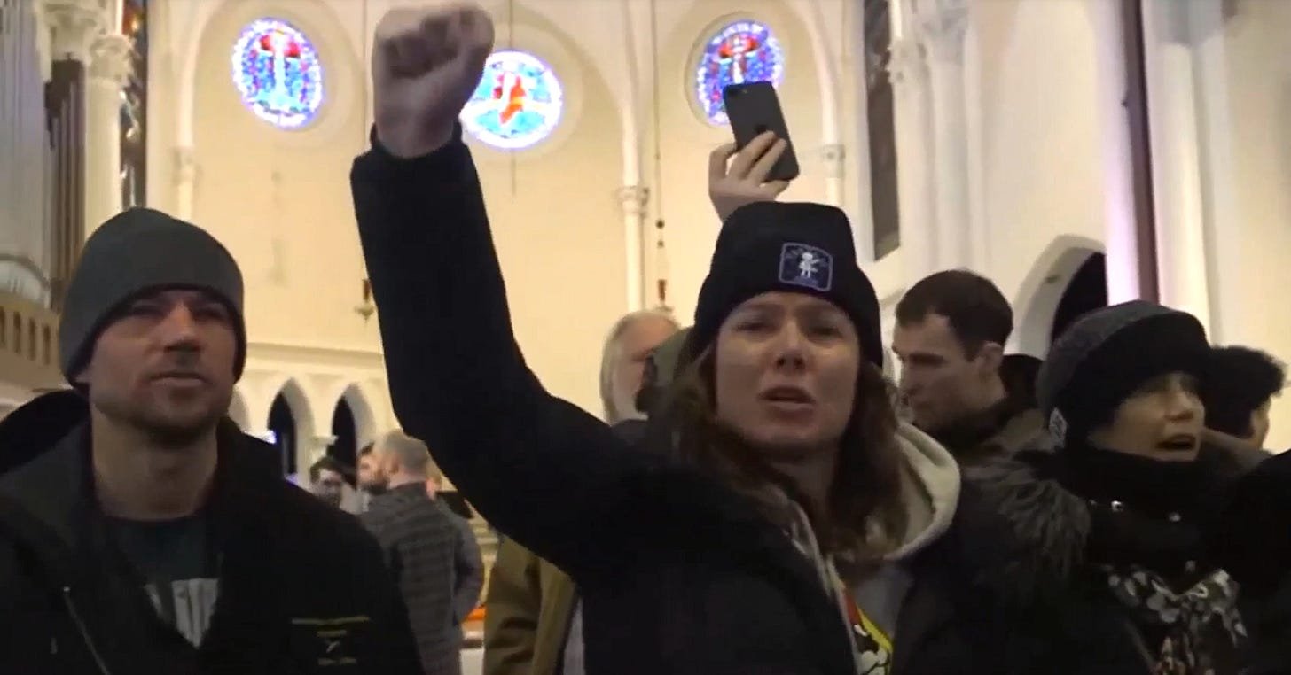 Protesters Disrupt Southern Baptist Church of Pastor Who Leads ICE Office  in Minnesota