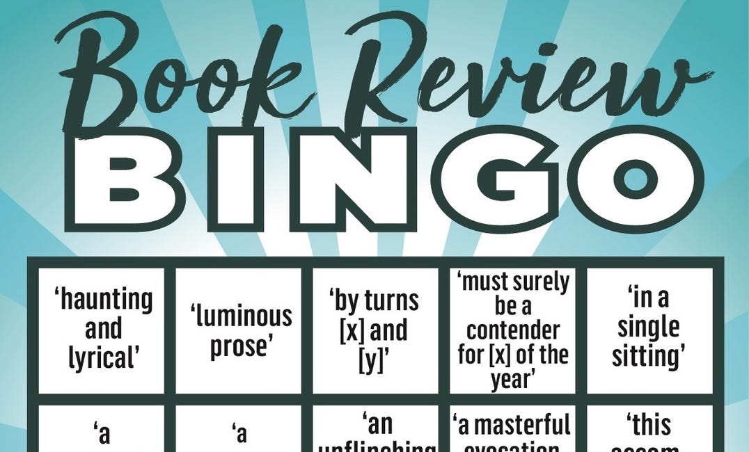 67 cringe-worthy clichés of book reviewing
