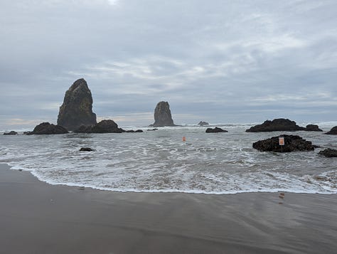 Pictures of Haystack Rock at Cannon Beach, Oregon