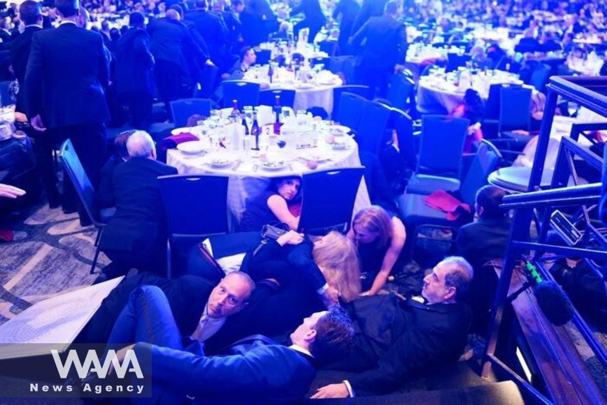 Shooting at Trump Dinner; He Says It Is Unrelated to Iran