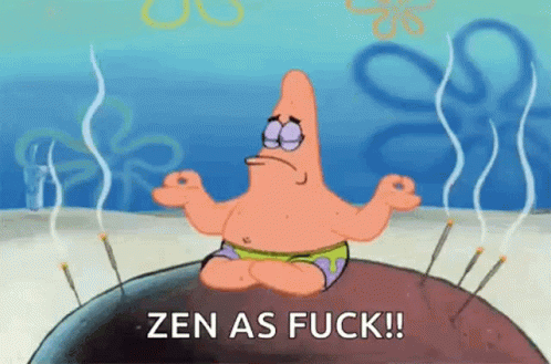 Patrick Meditate GIF - Patrick Meditate Zen GIFs
