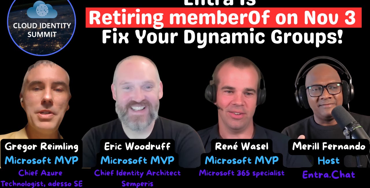Microsoft Entra memberOf Retirement: What Admins Must Do