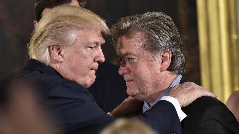 Why does key former Trump adviser Steve Bannon now face jail time? - BBC  News