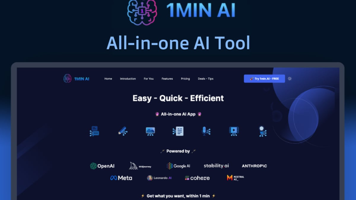 Tons of AI tools for one low price