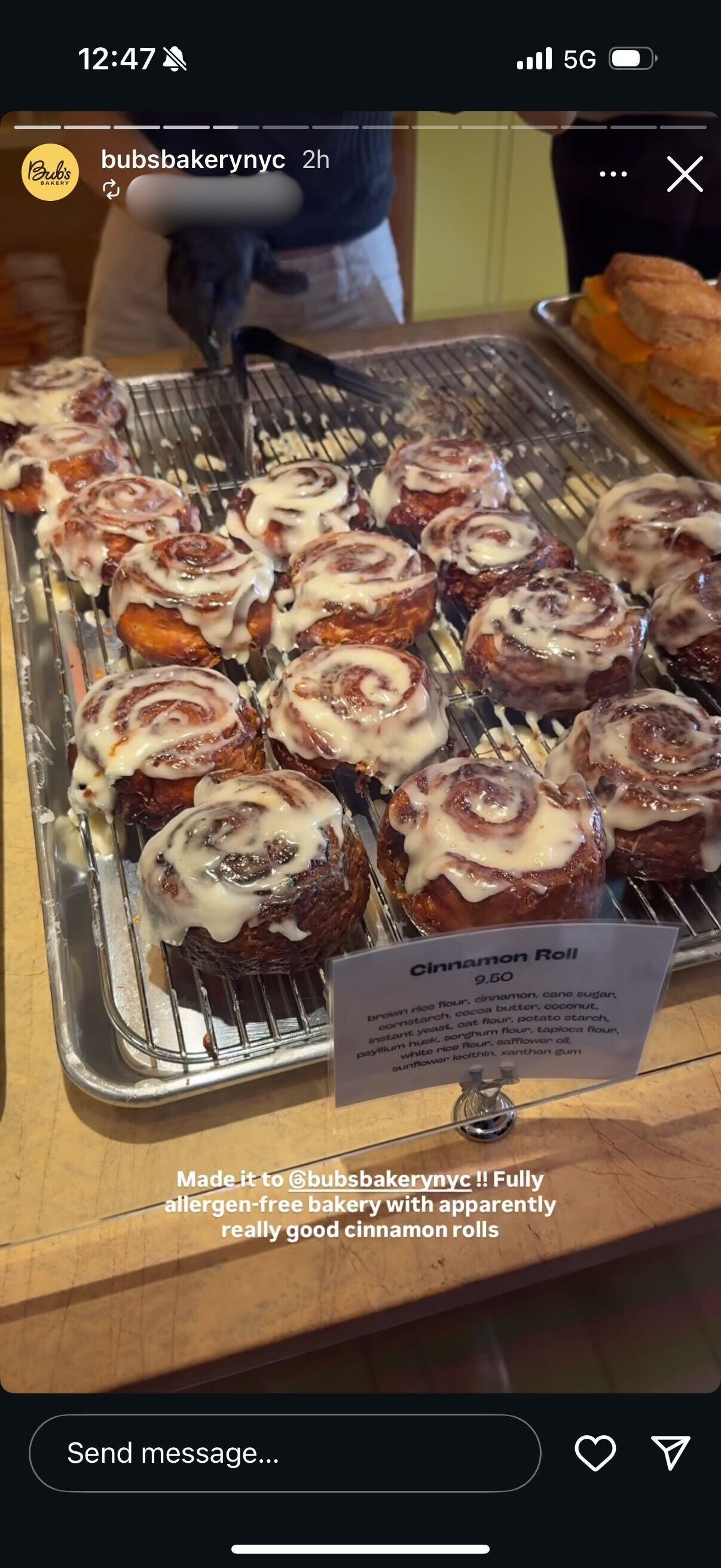 bub's bakery instagram photo