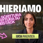 Chiacchieriamo di libri, scrittura e... scrittura su Substack con Lucia