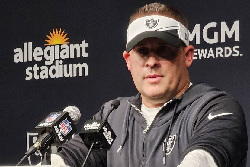 Josh McDaniels addresses Raider Nation about decision to kick FG vs.  Steelers | Marca
