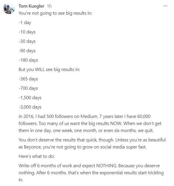 Tom Kuegler's post on Notes.