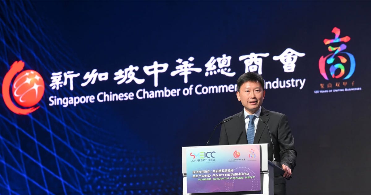  Mr. Chee Hong Tat - Minister for National Development at the opening speech at SMEICC Conference Series. 