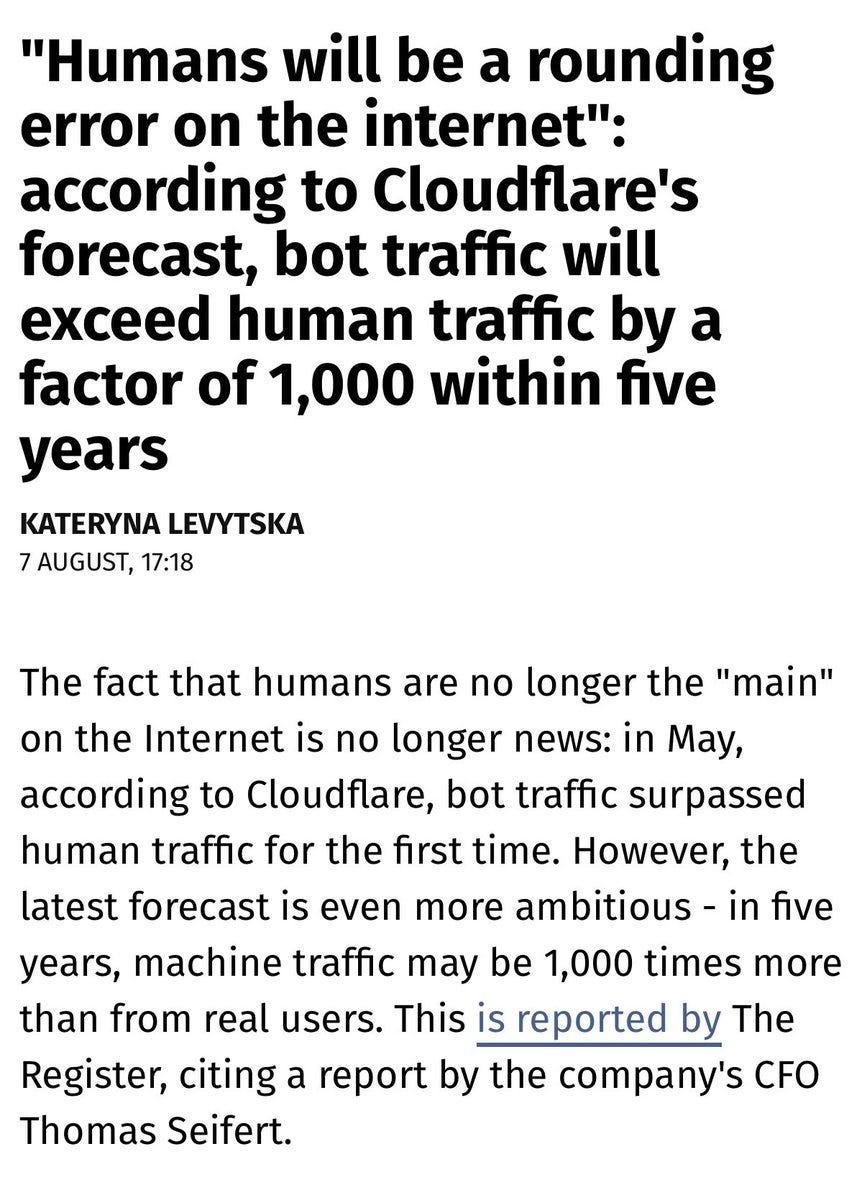 Agentischer KI-Traffic überholt bald menschliche Internetnutzung Agentischer KI-Traffic überholt bald menschliche Internetnutzung