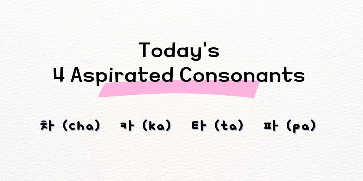 30-Minute Guide to Hangeul: Korean Aspirated Consonants Made Simple