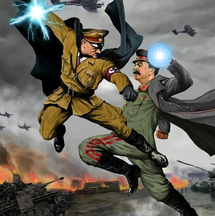 Hitler vs Stalin (i think) with electric balls : r/MemeTemplatesOfficial