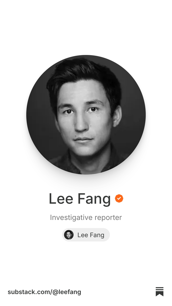 Lee Fang | Substack