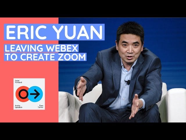 Erick Yuan, founder of Zoom, on why he created Zoom | Point Forward -  YouTube