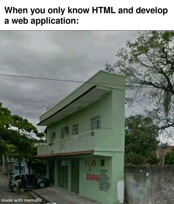 Joke on web development Joke on web development