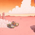 A casual stroll through the Painted Wastelands