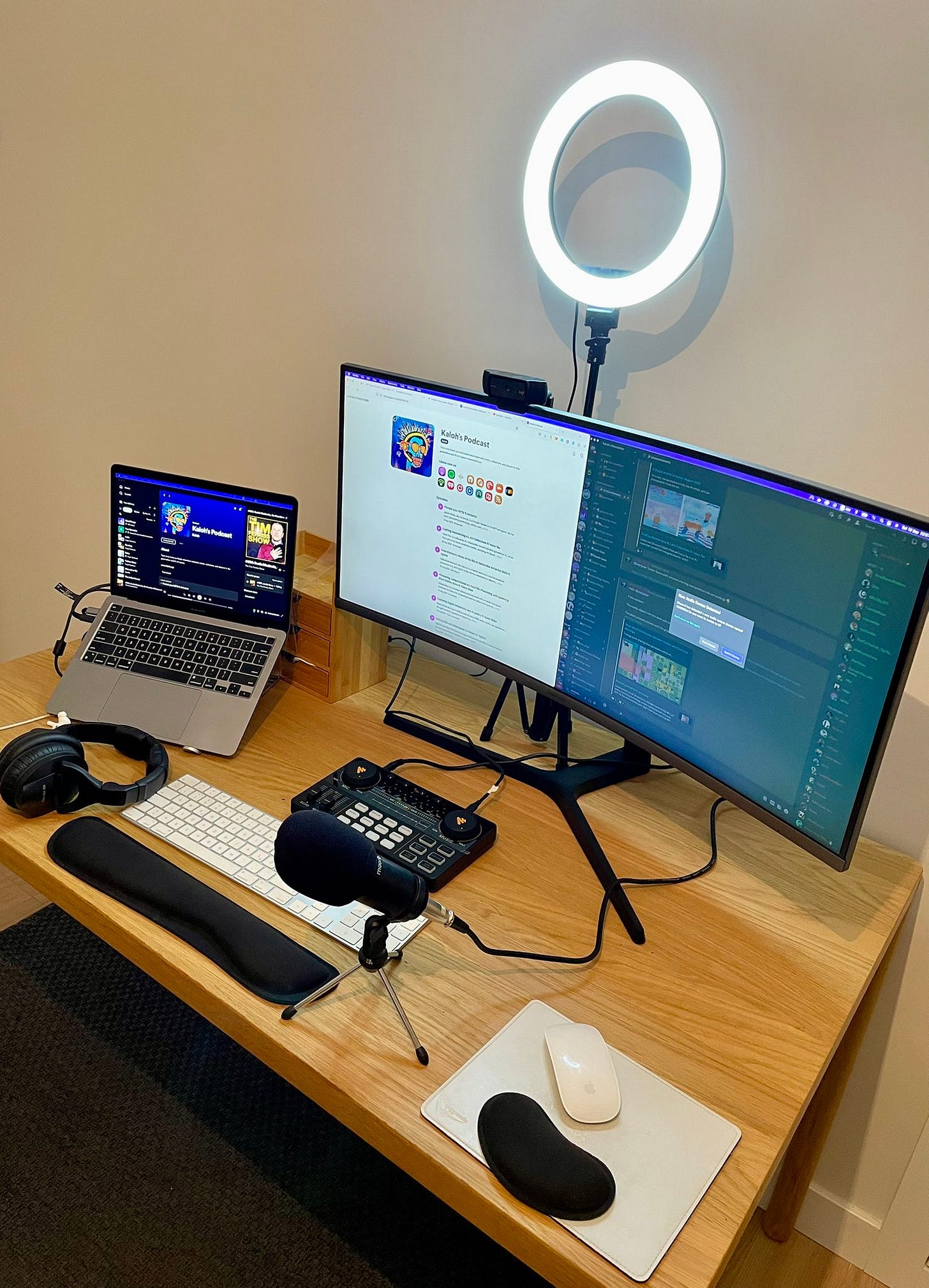 New podcast setup ready!